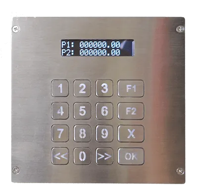 Metal Keypad with LED Screen